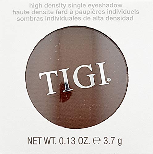Tigi Cosmetics de alta densidade sombra única, beijo de chocolate, 0,13 onça