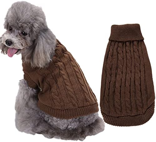 Honprad Pet Roupos para cães grandes cães machos jumper jumper inverno sweater de casaco de cachorro casaco