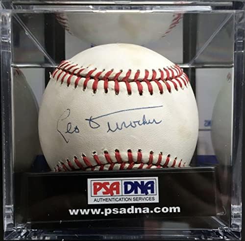 Leo Durocher Autograph National League Baseball, PSA COA - Bolalls autografados