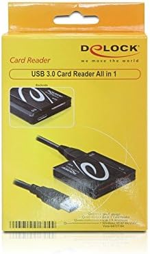 Delock USB 3.0 Card Reader tudo em 1, 91704