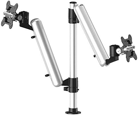 Cotytech Dual Track Rail Mount for Apple Display w/Liberação rápida Os braços da mola