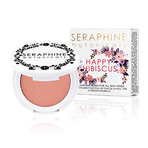 Botânicos de Serafina Happy Hibiscus - 99% de blush natural para todos os tons de pele